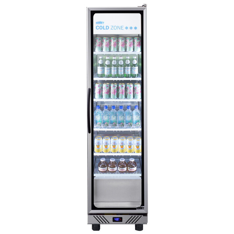 Summit Commercial 20 in. 9.9 cu. ft. Full-Size Beverage Center with Adjustable Shelves, Digital Control & Right Hinge - Stainless Steel, , hires