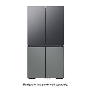 Samsung 4-Door Flex BESPOKE Refrigerator Top Panel - Matte Black Steel, , hires