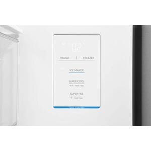 Midea 33 in. 22.8 cu. ft. Smart Counter Depth Bottom Freezer Refrigerator with Ice Maker - Stainless Steel, , hires