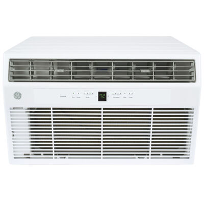 GE 10,000 BTU Through-the-Wall Air Conditioner with 3 Fan Speeds, Sleep Mode & Remote Control - White | AKCQ10DCJ
