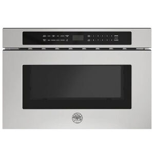 Bertazzoni Professional Series 24 in. 1.2 cu. ft. 1000W Drawer Microwave - Stainless Steel, , hires
