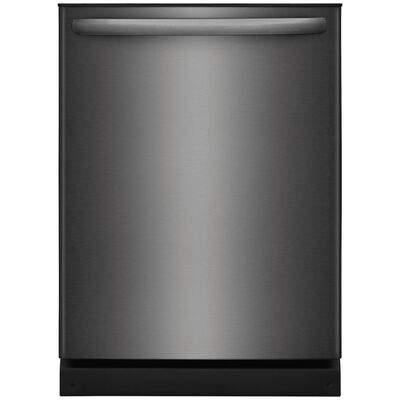 Frigidaire 24 in. Built-In Dishwasher with Top Control, 52 dBA Sound Level, 14 Place Settings, 4 Wash Cycles & Sanitize Cycle - Black Stainless Steel | FDPH4316AD