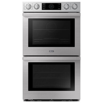 Dacor Transitional Series 30 in. 9.6 cu. ft. Electric Smart Double Wall Oven with Dual Convection & Self Clean - Silver Stainless | DOB30T977DS