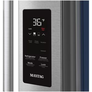Maytag 36 in. 30.5 cu. ft. French Door Refrigerator with Internal Water Dispenser - Fingerprint Resistant Stainless Steel, , hires