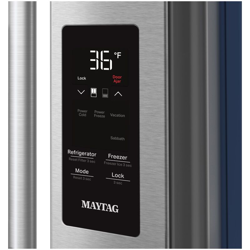 Maytag 36 in. 30.5 cu. ft. French Door Refrigerator with Internal Water Dispenser - Fingerprint Resistant Stainless Steel, , hires