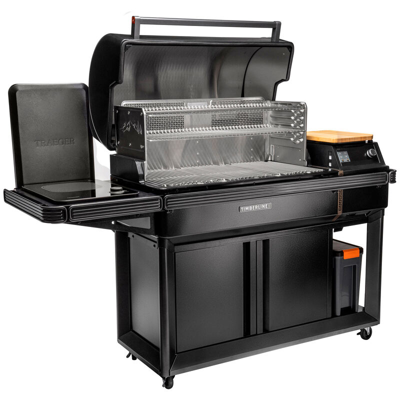 Traeger Timberline XL Wood Pellets Grill with Side Burner - Black, , hires