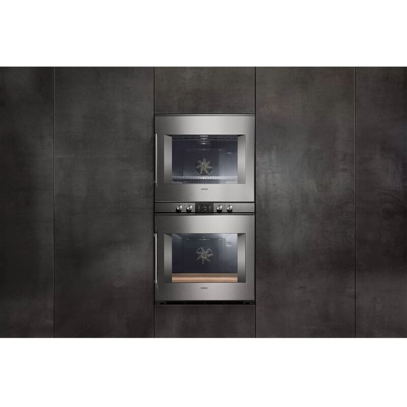 Gaggenau 400 Series 30 in. 9 cu. ft. Front Control Electric Double Wall Oven with Standard Convection - Stainless Steel, , hires