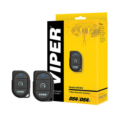 Viper DS4 Add On Remote Controls with Up to 1/4 Mile Range. Includes 2 One Button Remotes. | VIPERD9116V