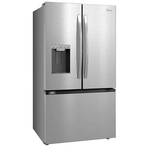 Midea 36 in. 29.3 cu. ft. Smart Garage-Ready French Door Refrigerator with One Touch Auto Fill Water Dispenser - Stainless Steel, , hires