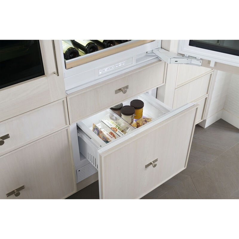 Monogram 30 in. 14.6 cu. ft. Built-In Counter Depth Bottom Freezer Refrigerator with Ice Maker - Custom Panel Ready, , hires