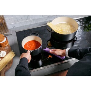 GE Profile 36 in. 5-Burner Smart Induction Cooktop with Simmer Burner & Power Burner - Black, , hires