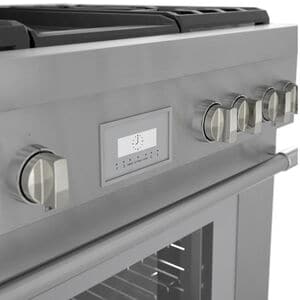 Thermador Pro Harmony Professional Series 36 in. 4.9 cu. ft. Smart True European Convection Dual Fuel Range with 4 Sealed Burners & Griddle - Stainless Steel, , hires