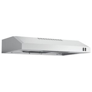 GE 30 in. Convertible Standard Style Range Hood with 200 CFM, 2 Fan Speeds & 1 Incandescent Light - Stainless Steel, , hires