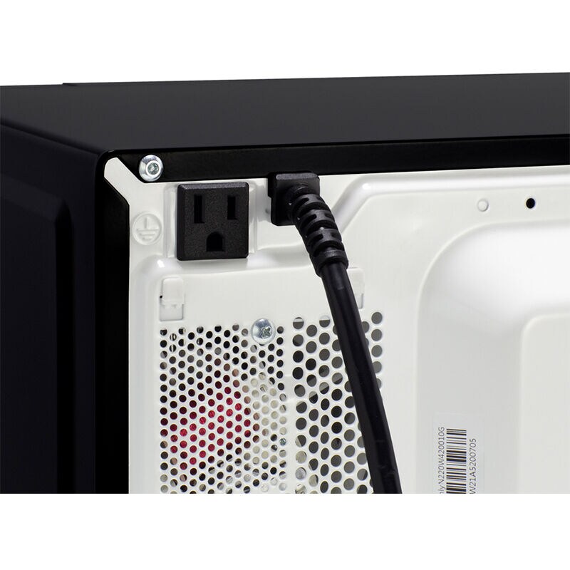 Summit 18 in. 0.7 cu. ft. 700W Countertop Microwave - Black, , hires