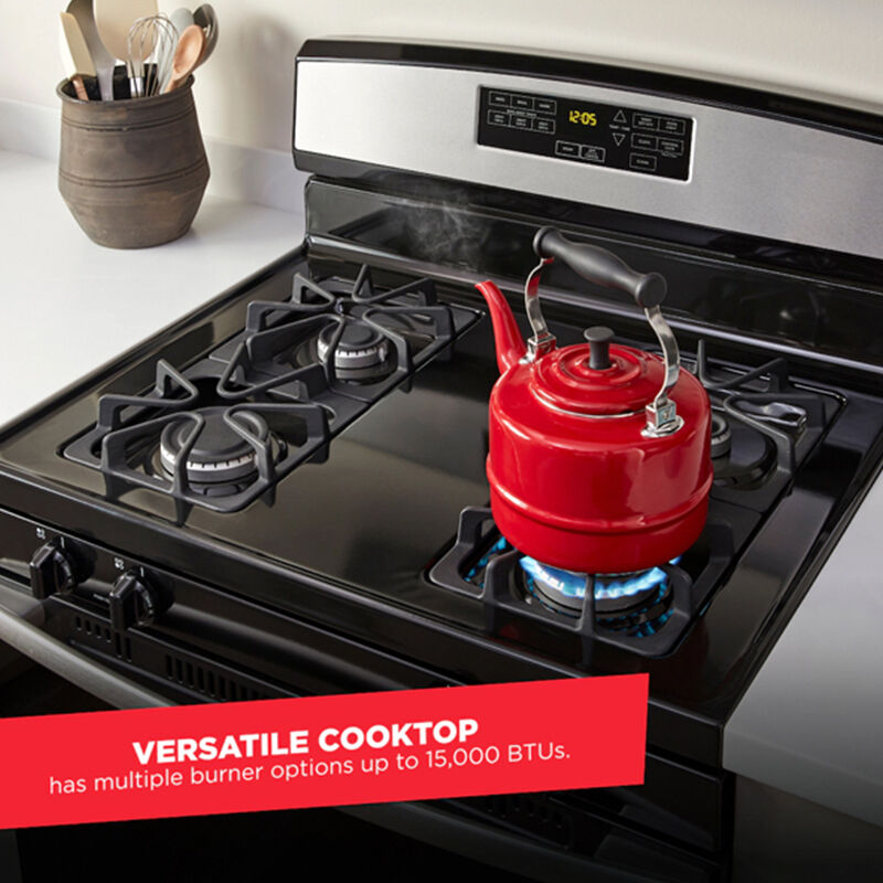 Amana 30 in. 5.0 cu. ft. Gas Range with 4 Sealed Burners - Stainless Steel, , hires