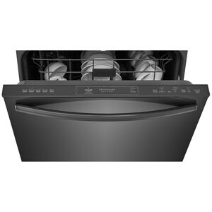 Frigidaire Gallery 24 in. Built-In Dishwasher with Top Control, 52 dBA Sound Level, 14 Place Settings, 5 Wash Cycles & Sanitize Cycle - Black Stainless Steel, Black Stainless Steel, hires