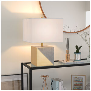 Hudson & Canal Severin Table Lamp-Gold Dipped Concrete, , hires