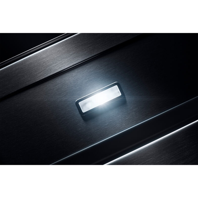 JennAir 30 in. Convertible Chimney Style Range Hood with 600 CFM, 4 Fan Speeds & 2 LED Lights - Stainless Steel, , hires