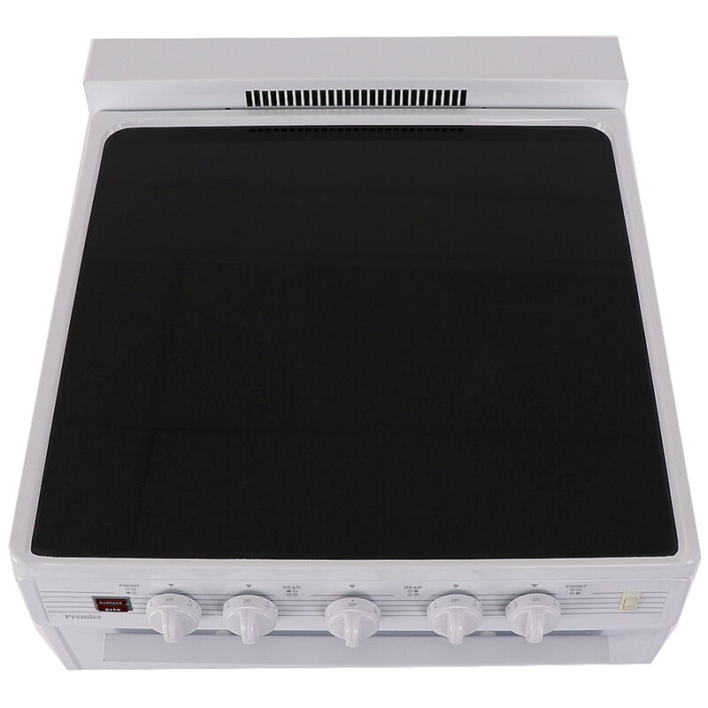 Premier 24 in. 3 cu. ft. Electric Range with Smoothtop Burners - White, , hires