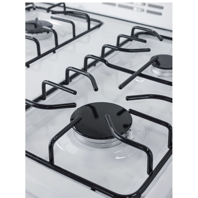 Summit 24 in. 2.9 cu. ft. Gas Range with 4 Sealed Burners - White, , hires