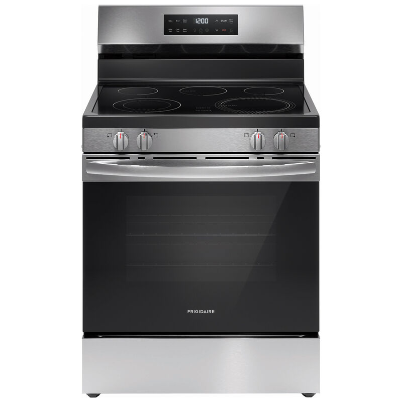 Frigidaire Gallery 30 in. Electric Cooktop with 5 Radiant Burners - Black Stainless Steel | P.C. Richard & Son