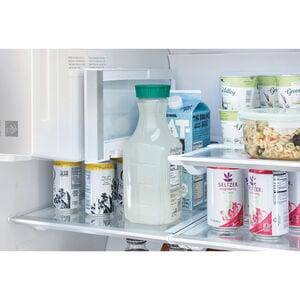 Frigidaire Gallery 36 in. 21.5 cu. ft. Counter Depth 4-Door French Door Refrigerator with External Ice & Water Dispenser and Custom-Flex Temp Zone- Stainless Steel, , hires