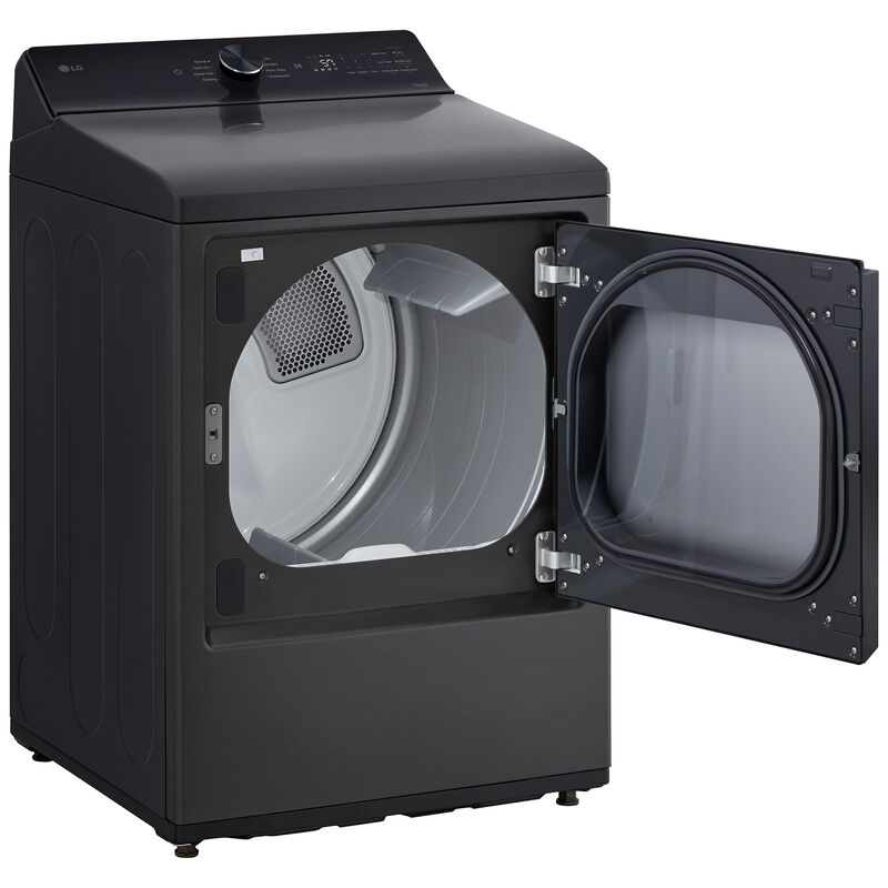 LG 27 in. 7.3 cu. ft. Smart Gas Dryer with AI Sensor Dry - Platinum Black, Platinum Black, hires