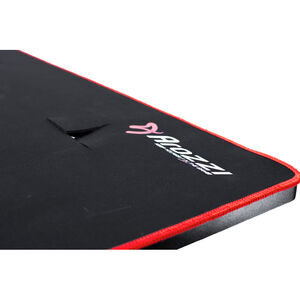 Arozzi Arena Leggero Gaming Desk with Full Surface Mouse Pad & Cable Management - Black/Red, , hires