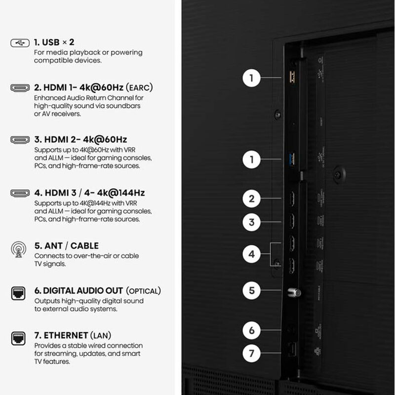 Hisense - 65" Class S7 Series QLED 4K UHD Smart Google TV, , hires
