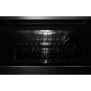 JennAir Noir 30 in. 5 cu. ft. Smart Electric Single Wall Oven with Dual Convection - Floating Glass Black, , hires