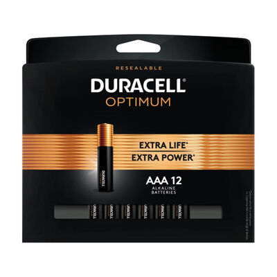 Duracell Optimum AAA 12 Pack | OPT2400B12