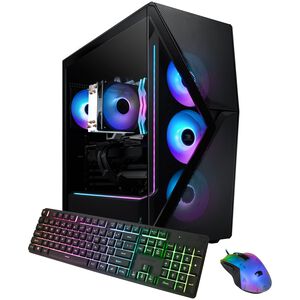 iBUYPOWER Slate Gaming Desktop with Intel Core i7 14700F, 20-Core CPU, NVIDIA GeForce RTX 4060, 8GB VRAM GPU, 32 GB RAM, 1 TB SSD & Windows 11 Home - Black, , hires