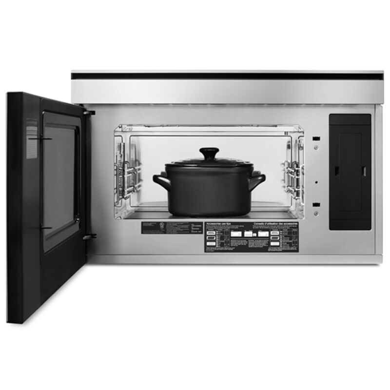 JennAir Rise 30 in. 1.1 cu. ft. 950W Smart Built-In Microwave with Convection & Sensor Cooking - Stainless Steel, , hires
