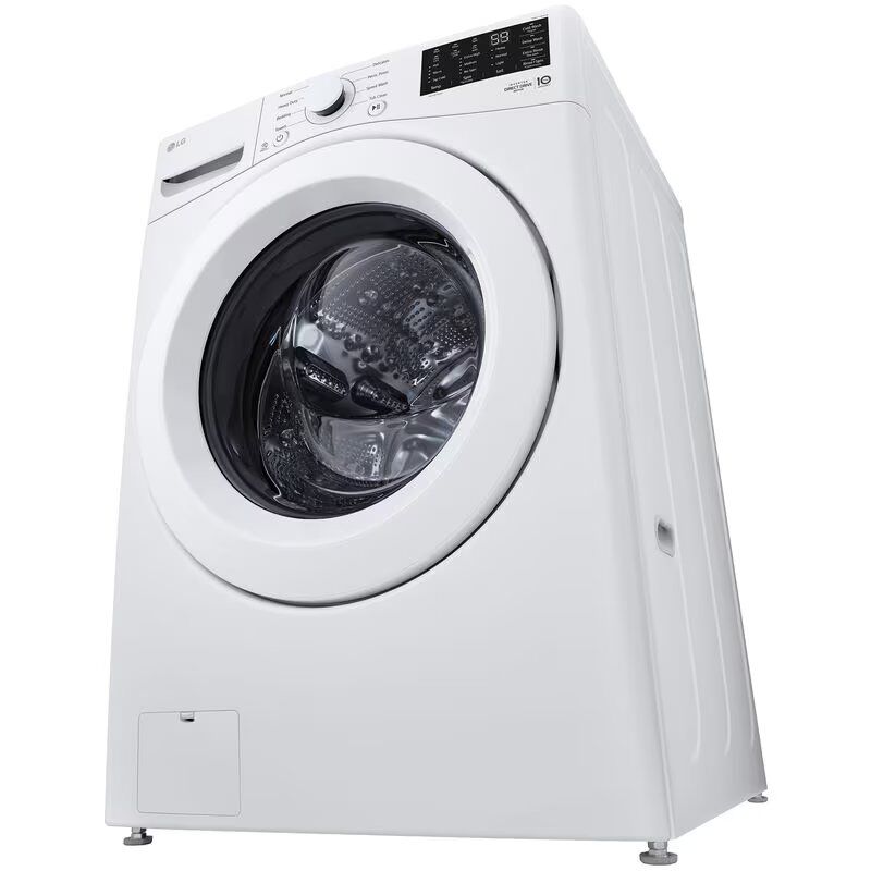 LG 27 in. 5.0 cu. ft. Stackable Front Load Washer with 6 Motion Technology, Tub Clean System & Speed Wash Cycle - White, , hires