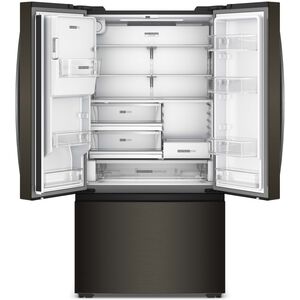 Whirlpool 36 in. 23.4 cu. ft. Smart Counter Depth French Door Refrigerator with Ice & Water Dispenser - Black Stainless, , hires