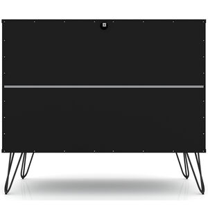 Manhattan Comfort Rockefeller Mid-Century Modern Dresser - Black, , hires