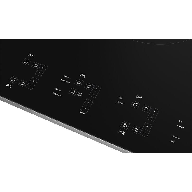 KitchenAid 30 in. 5-Burner Induction Cooktop with Simmer Burner & Power Burner - Stainless Steel, , hires