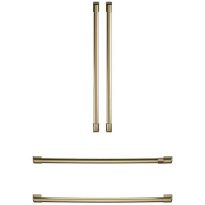Cafe Refrigerator Handle Kit (Set of 4)- Brushed Brass | CXQB4H4PNCG