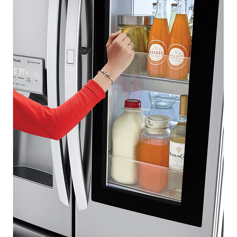 LG 36-inch, 27.8 cu.ft. Freestanding French 4-Door Refrigerator with S