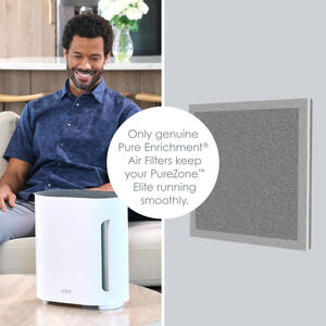 Pure Enrichment Genuine 3-in-1 True HEPA Replacement Filter for the PureZone Air Purifier, , hires