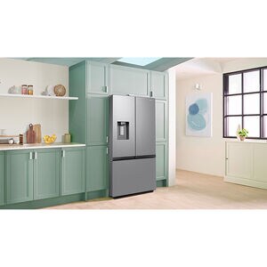 Samsung 36 in. 25.5 cu. ft. Smart Counter Depth French Door Refrigerator with Ice & Water Dispenser - Stainless Steel, , hires