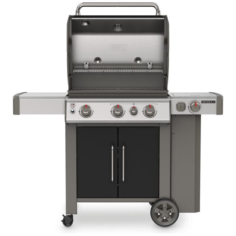 Weber Genesis II E-335 3-Burner Liquid Propane Gas Grill with Side Burner & Sear Burner - Black, , hires