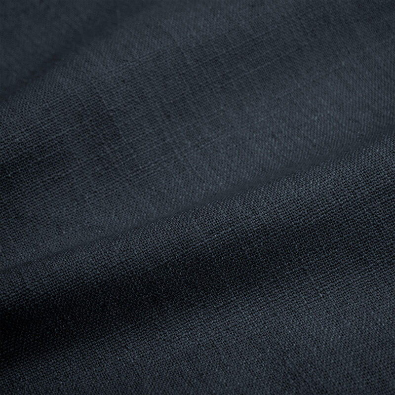 Skyline Furniture Linen Fabric Upholstered King Size Wingback Bed - Navy, Navy, hires