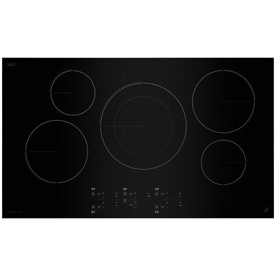 JennAir Oblivian Glass Series 36 in. Induction Cooktop with 5 Smoothtop Burners - Black | JIC4536KB