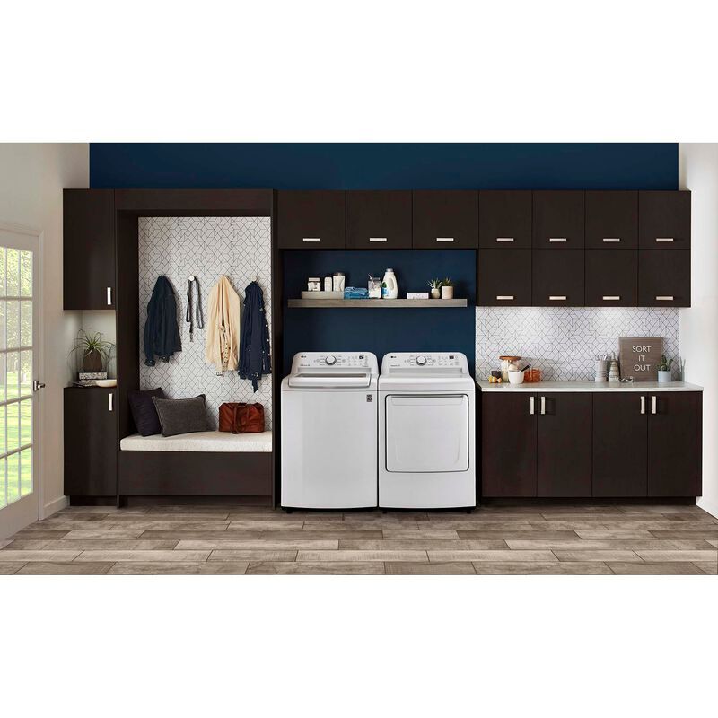 LG 27 in. 7.3 cu. ft. Gas Dryer with Delicate Cycle & Sensor Dry Technology - White, , hires