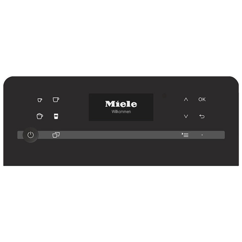 Miele CM 5310 Silence Countertop Coffee Machine with AromaticSystem, OneTouch for 2 Convenient Cleaning and Maintenance Programs - Obsidian Black, Black, hires