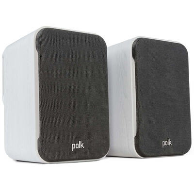 Polk Signature Elite ES10 High Quality Wall-Mountable Satellite Surround Speakers (Pair) - White | ES10WHITE