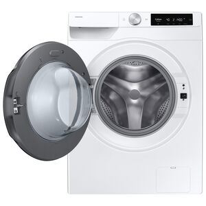 Samsung 24 in. 2.5 cu. ft. Smart Stackable Front Load Washer with Vibration Reduction Technology+, Sanitize & Steam Wash Cycle - White, , hires