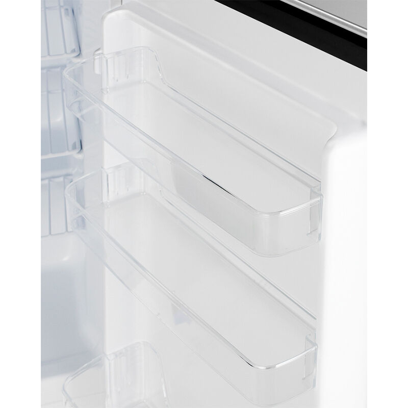 Summit 21 in. 2.7 cu. ft. Upright Compact Freezer with Adjustable Shelves & Digital Control - Stainless Steel, , hires