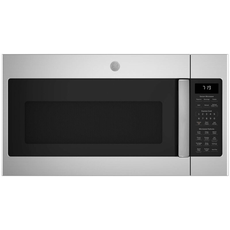 GE 30 in. 1.9 cu. ft. 1000W Over-the-Range Microwave with 400 CFM & Sensor Cooking - Stainless Steel, , hires